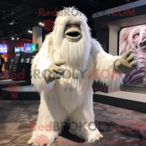 Mascot character of a White...