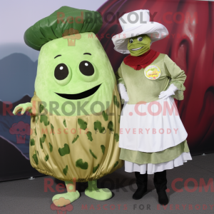 Mascot character of a Olive...