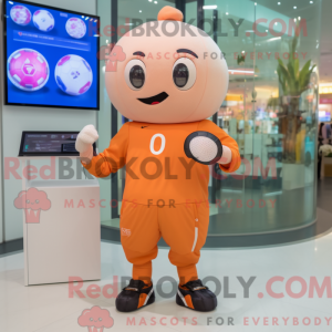 Mascot character of a Peach...