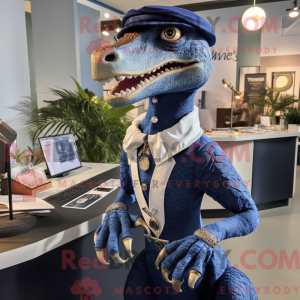 Maskotkarakter af en Navy...