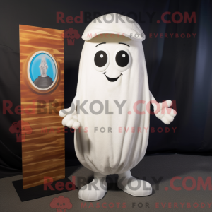 Mascot character of a White...