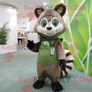 Mascot character of a Olive...