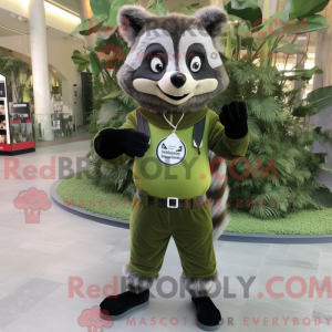Mascot character of a Olive...