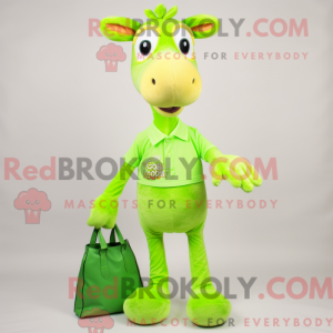 Mascot character of a Lime...