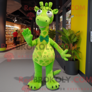 Mascot character of a Lime...