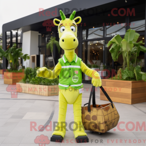 Mascot character of a Lime...