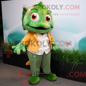 Mascot character of a Olive...