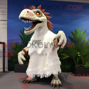 Mascot character of a White...