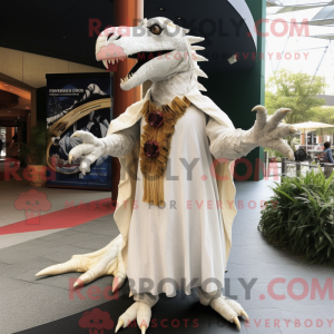 Mascot character of a White...