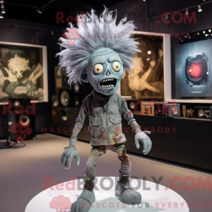 Mascot character of a Gray...