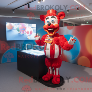 Mascot character of a Red...