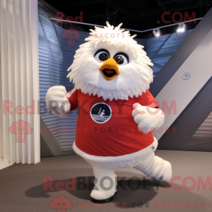Mascot character of a White...
