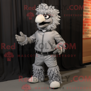 Mascot character of a Gray...