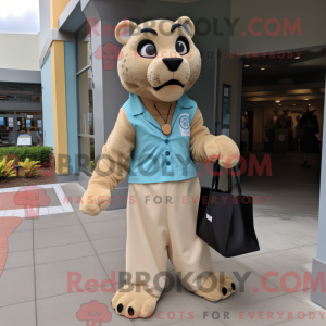 Mascottekarakter van een...