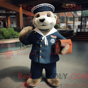 Maskottchen eines Navy...