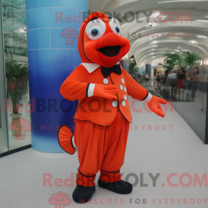 Mascot character of a Red...