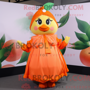 Mascot character of a Peach...