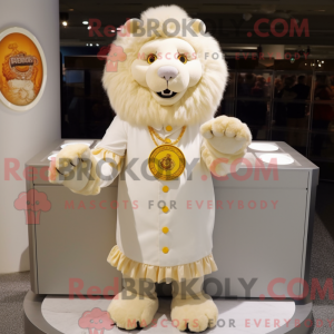 Mascot character of a Cream...