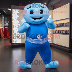 Maskotkarakter af en Blue...