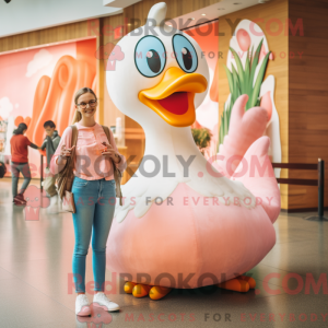 Mascot character of a Peach...