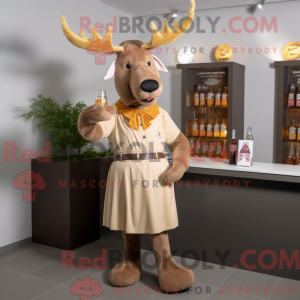 Postava maskota Tan Moose...