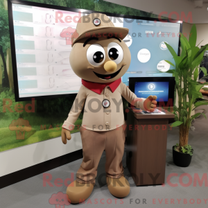 Personaje mascota de un Tan...