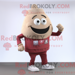 Mascot character of a Tan...