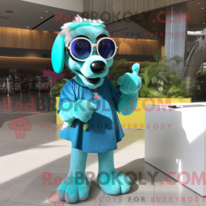 Mascot karakter van een...