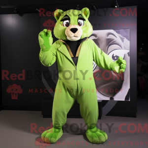 Mascot character of a Lime...