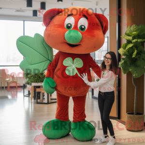Mascot character of a Red...