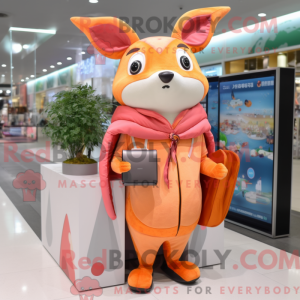 Mascot character of a Peach...