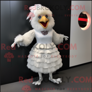 Mascot character of a White...