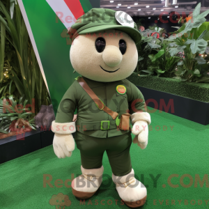 Mascot character of a Olive...