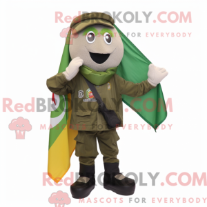 Mascot character of a Olive...
