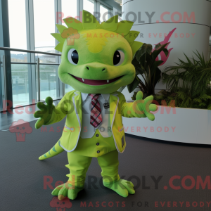 Mascot character of a Lime...