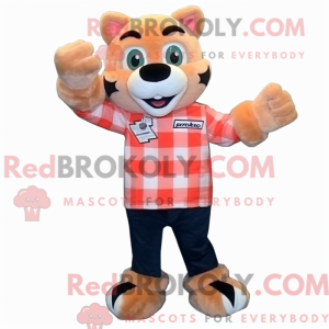 Mascot character of a Peach...