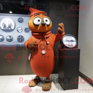 Mascot character of a Rust...