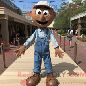 Mascot character of a Brown...