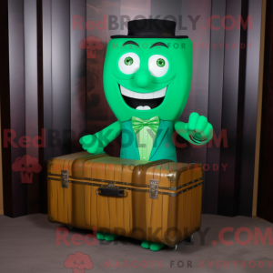 Mascot character of a Green...