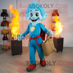 Mascot karakter van een...