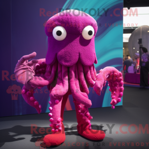 Máscara de cor Magenta...