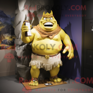 Mascot character of a Gold...