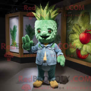 Mascot character of a Green...