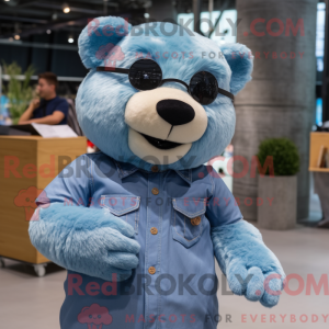 Mascottefiguur van een...