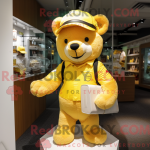 Mascottefiguur van een...