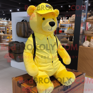 Mascottefiguur van een...