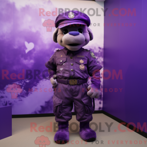 Postava maskota Purple...