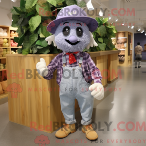 Mascot character of a Grape...