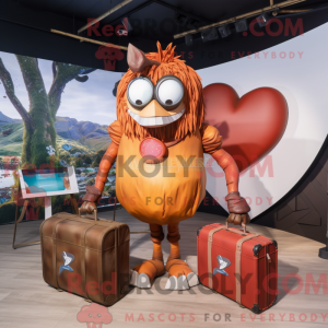 Mascot character of a Rust...