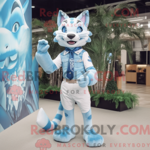 Postava maskota Sky Blue...
